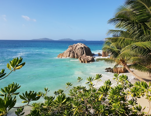 large rocks on the Island