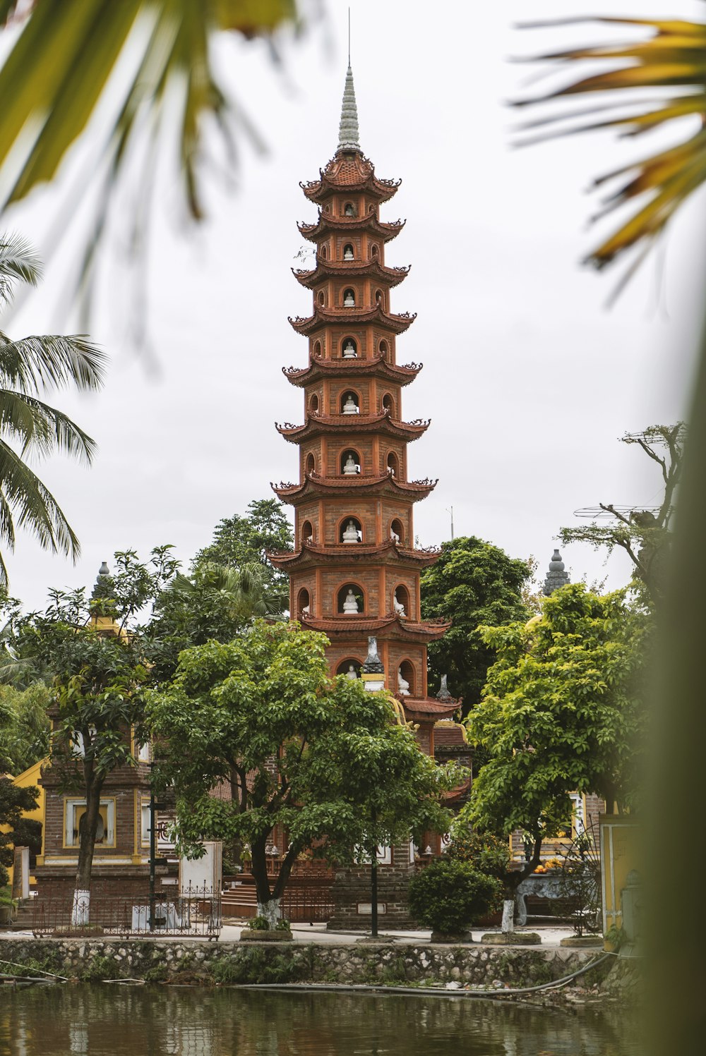 brown temple