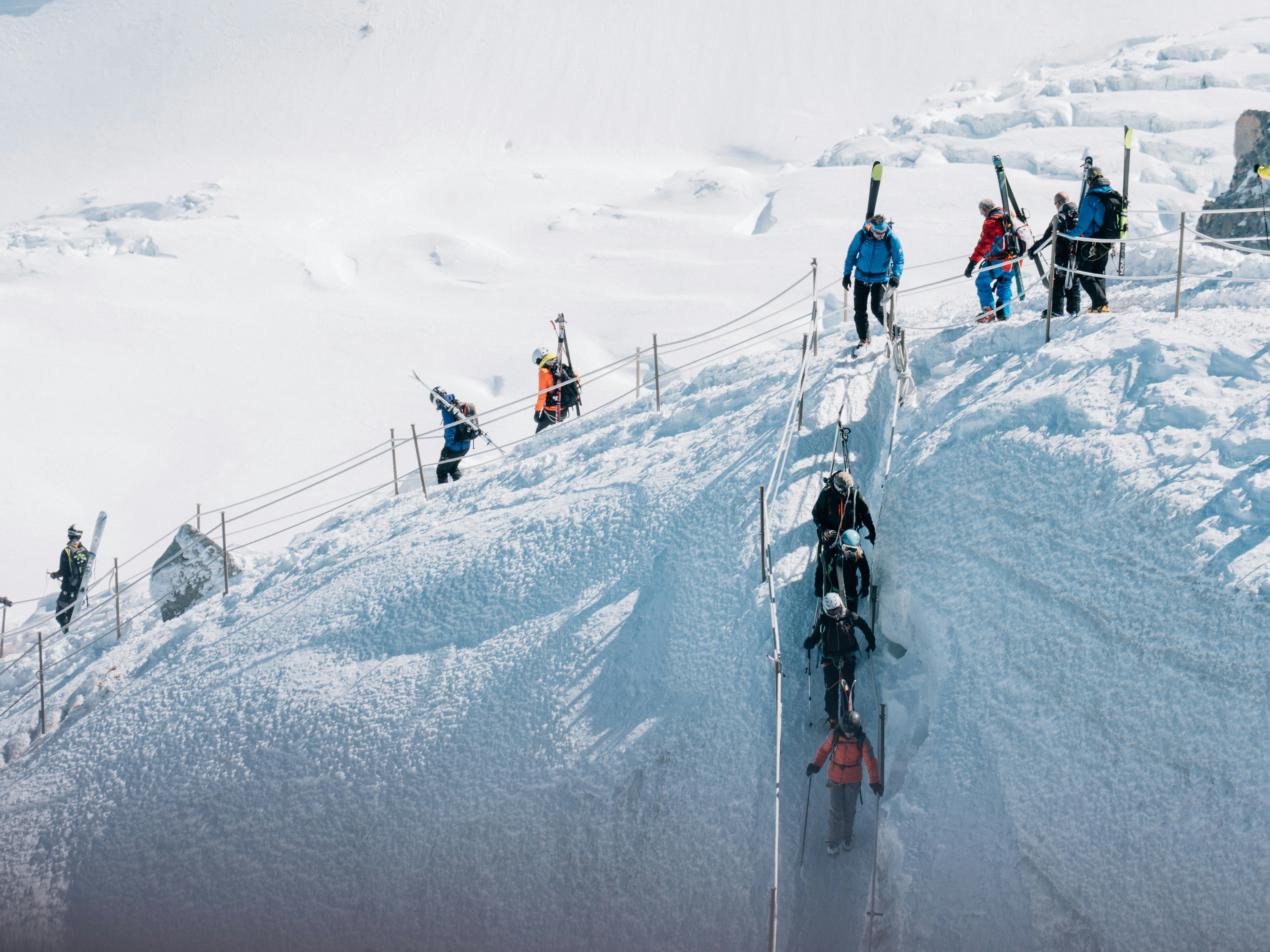 skiing