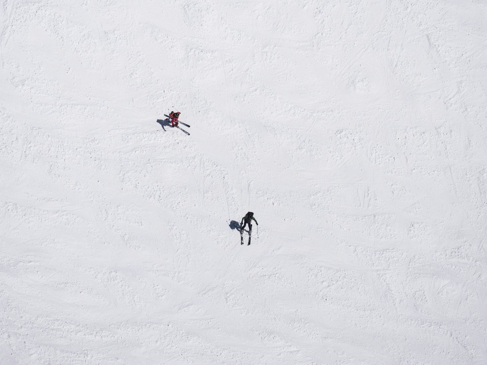 Panasonic Lumix G X Vario PZ 45-175mm F4.0-5.6 ASPH OIS sample photo. Two skiers on snowfield photography