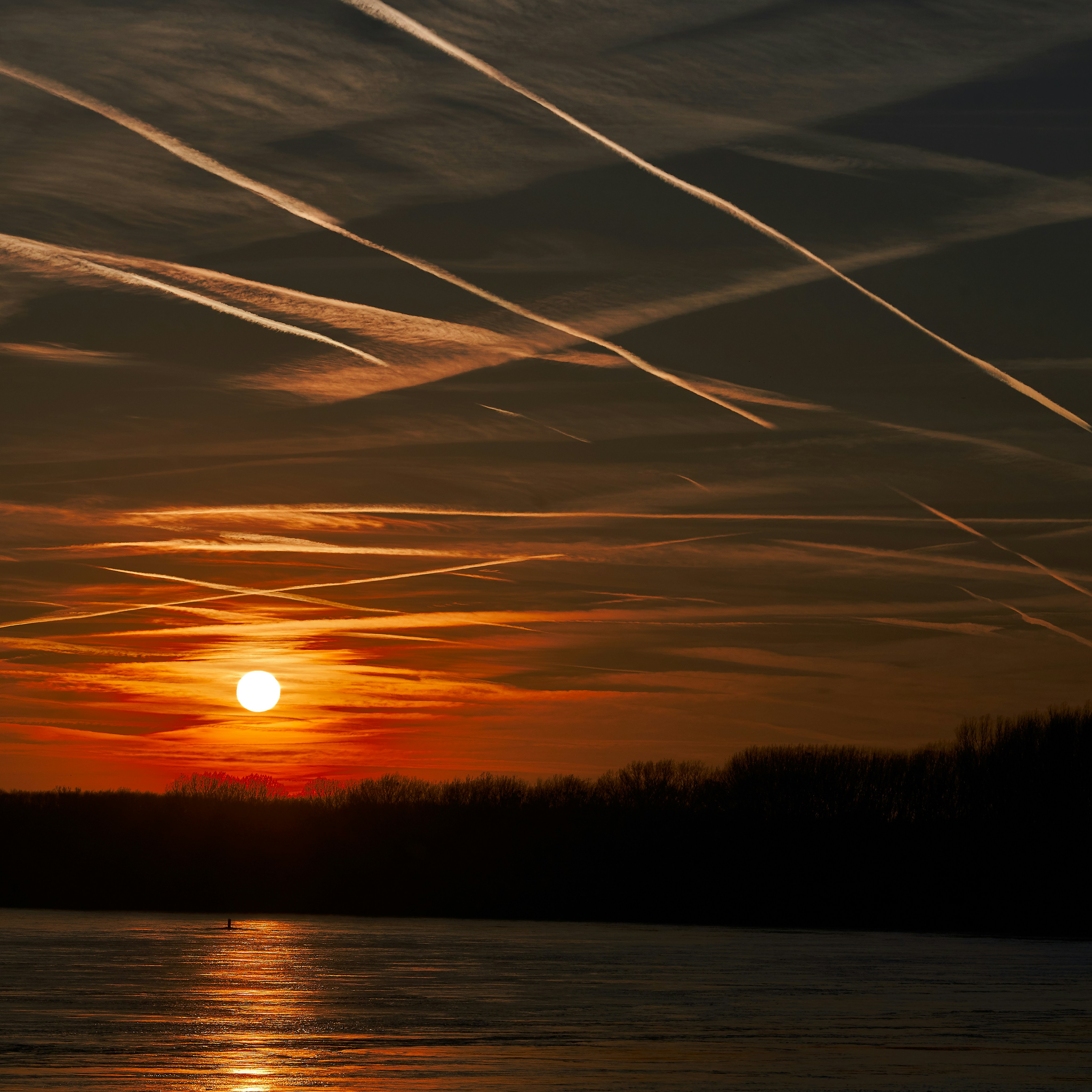 body of water during golden hour