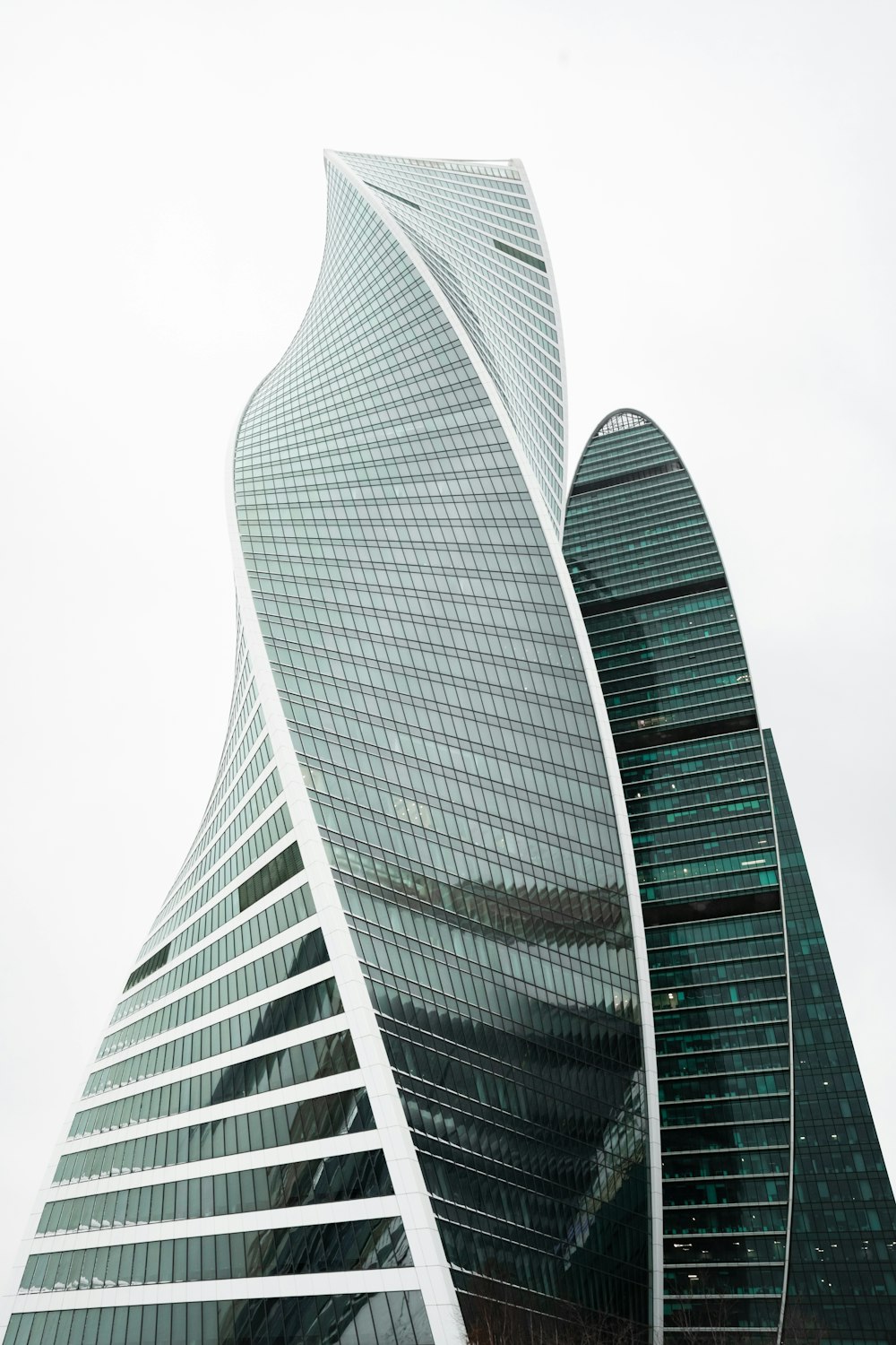 worm's eye view of high-rise building