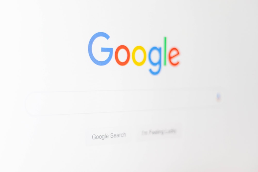 Screenshot del logo di Google