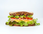 Vista 2 de Sándwiches de jamón y queso