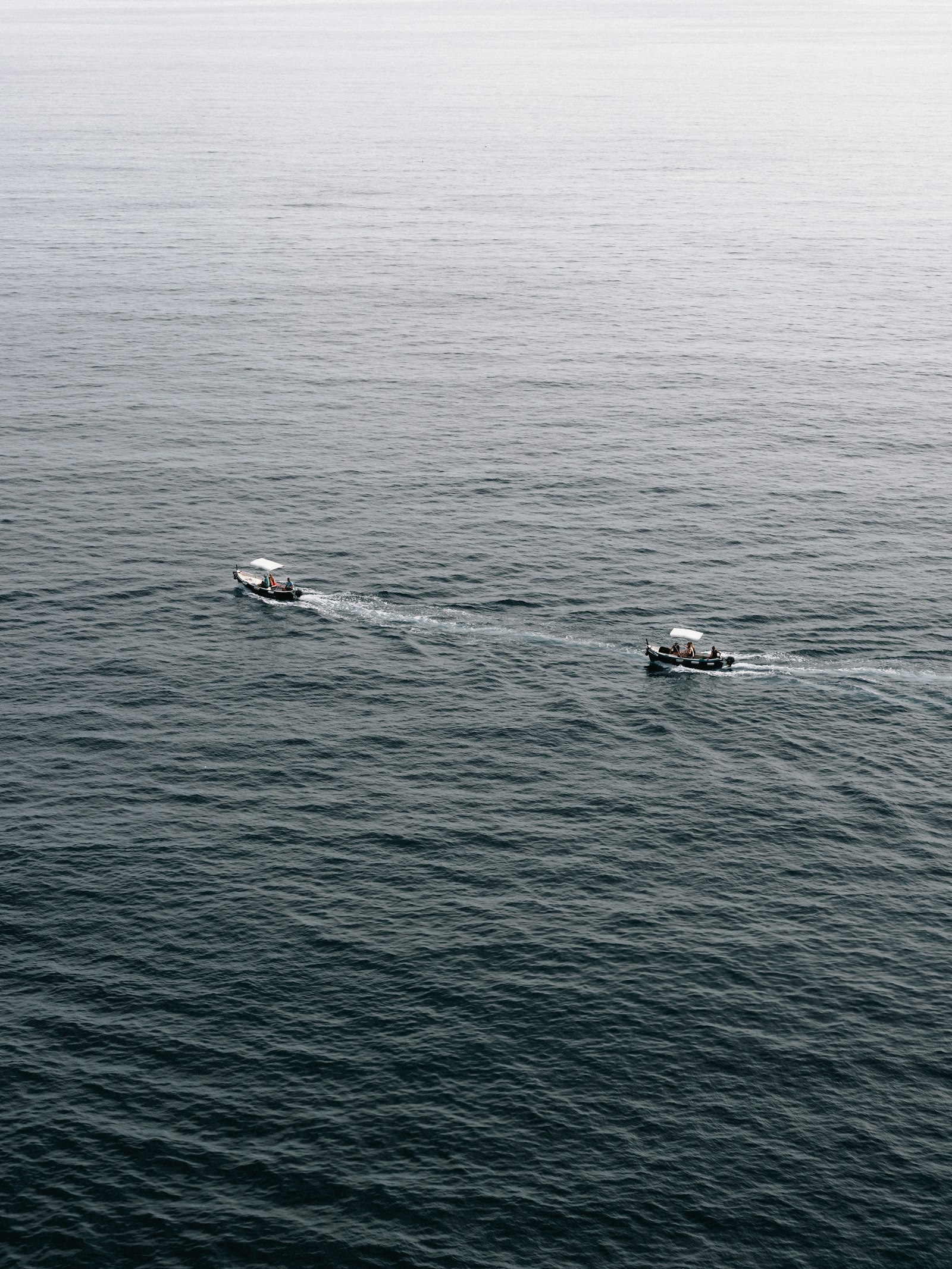 Sony a6300 + Sony Sonnar T* FE 35mm F2.8 ZA sample photo. Two boats on ocean photography