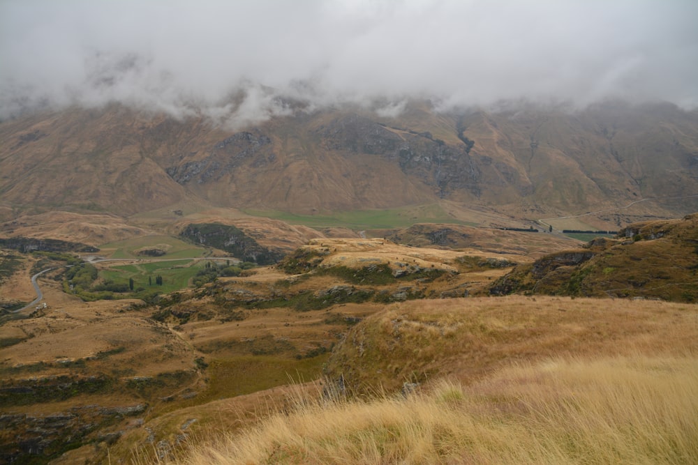 landscape photo of ridge