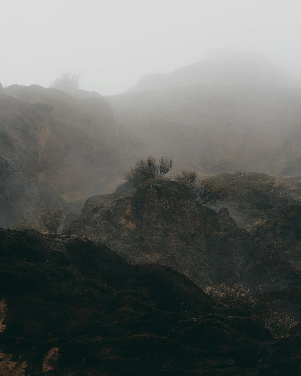 mountain at daytime