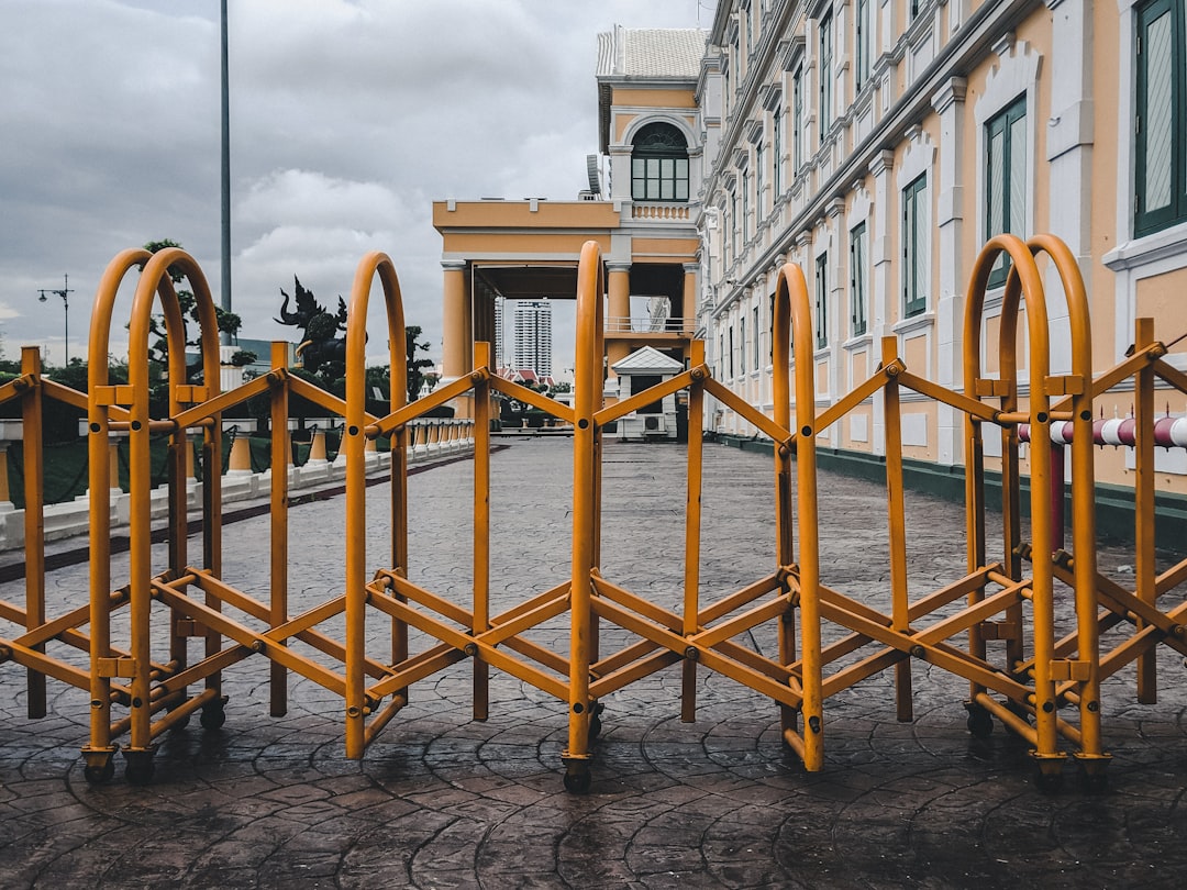 brown metal bars