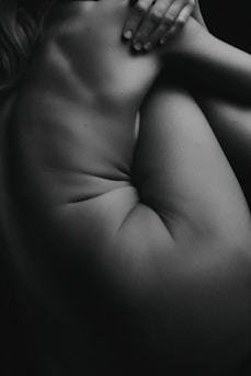 An artistic nude photograph showcasing Rafa's photography skills.