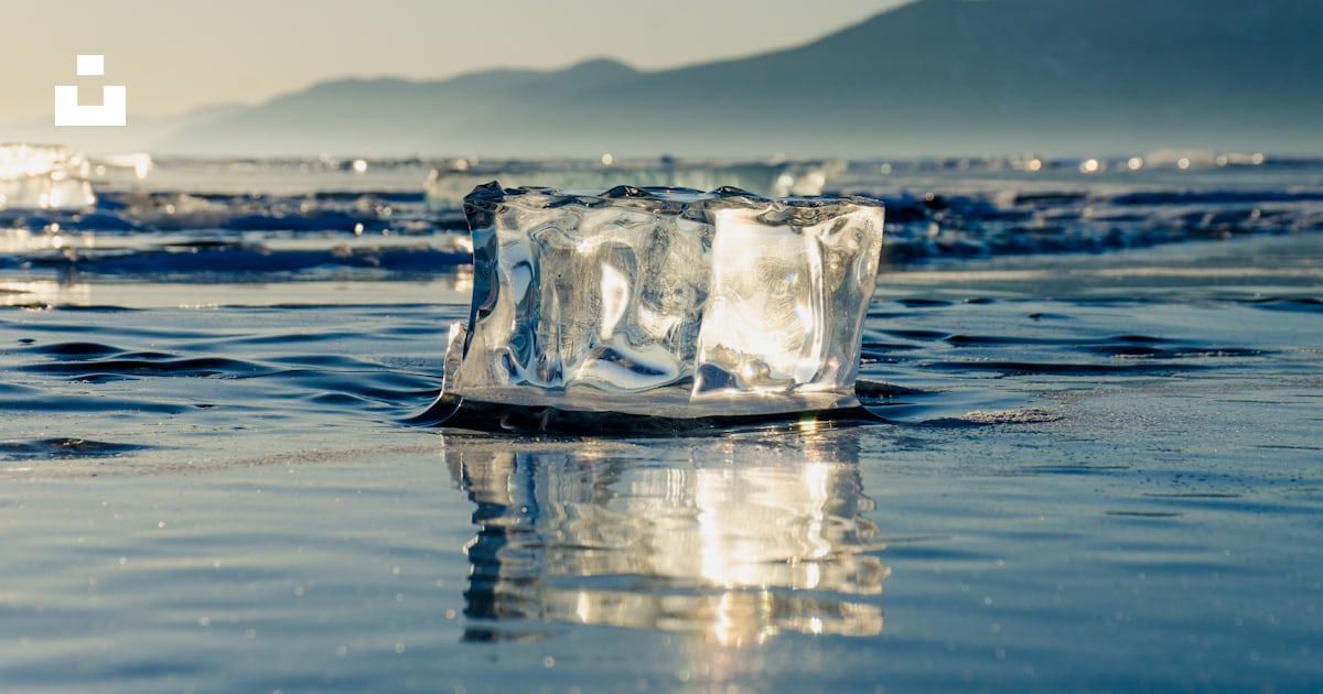 Ice block on calm body of water during daytime photo โ Free Lake baikal ...