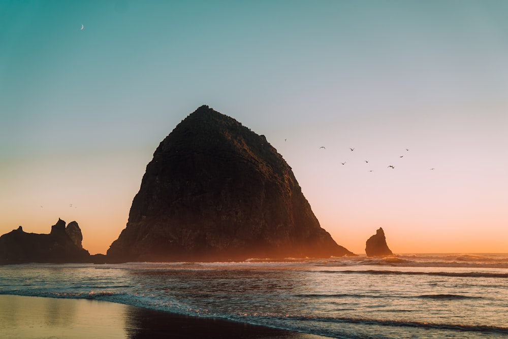 rock formation in ocean