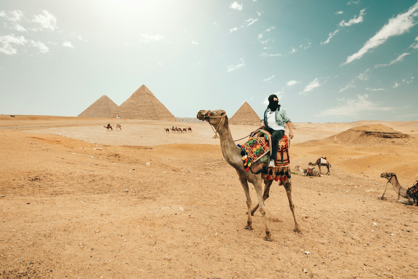 Canon EF 16-35mm F2.8L III USM sample photo. Man riding camel photography