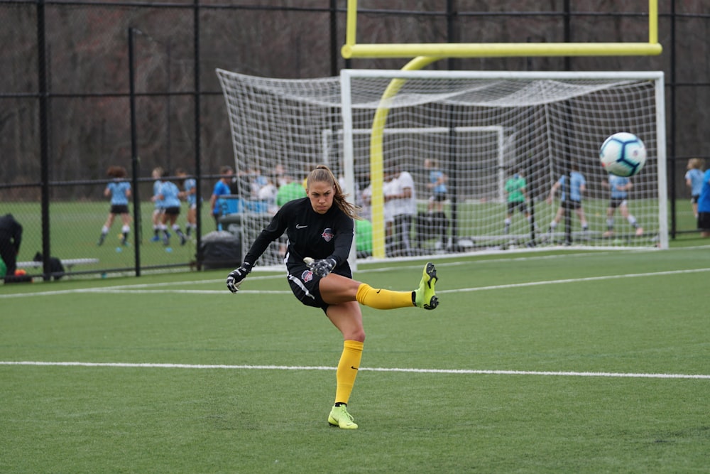 football female player on field