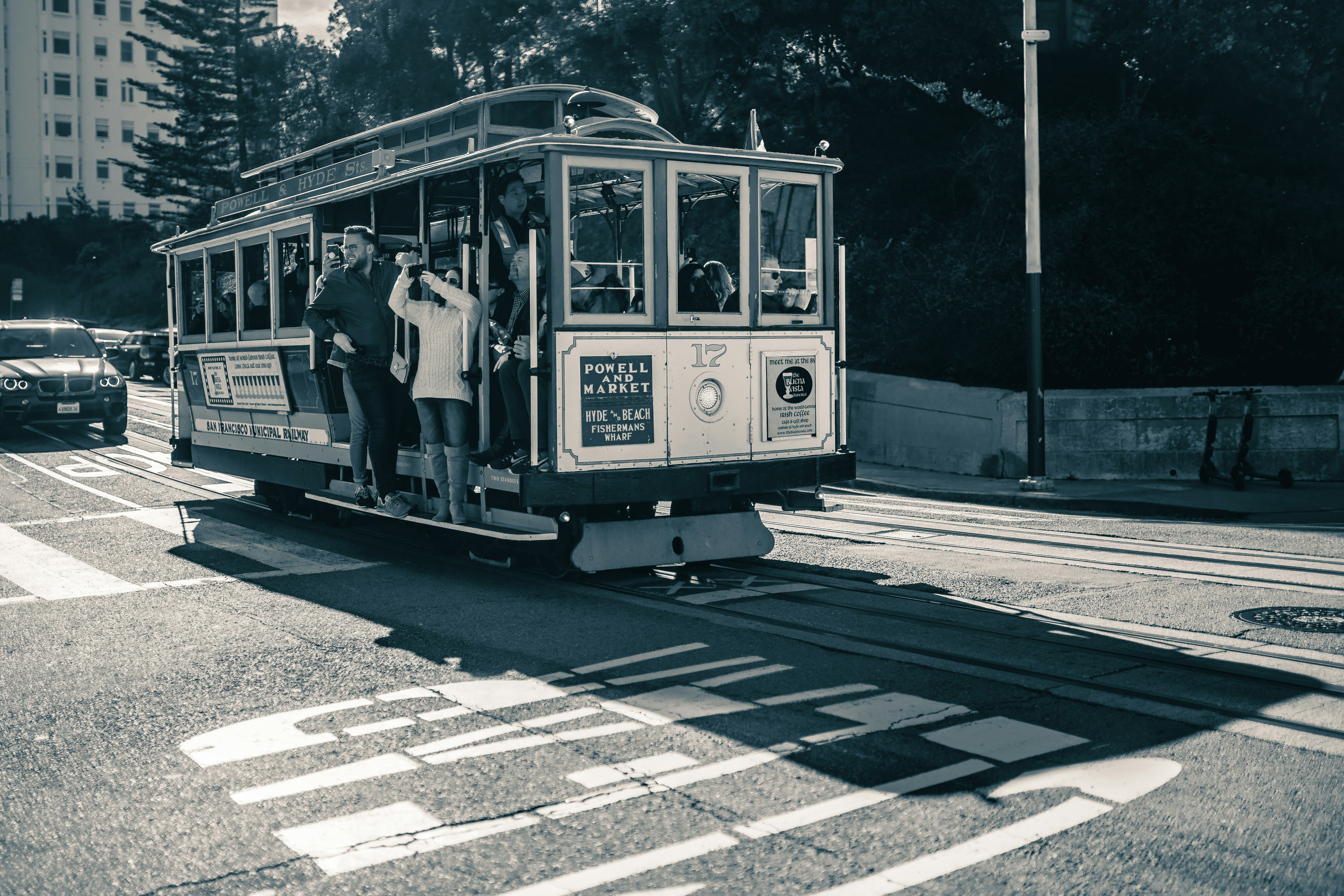 people inside the tram