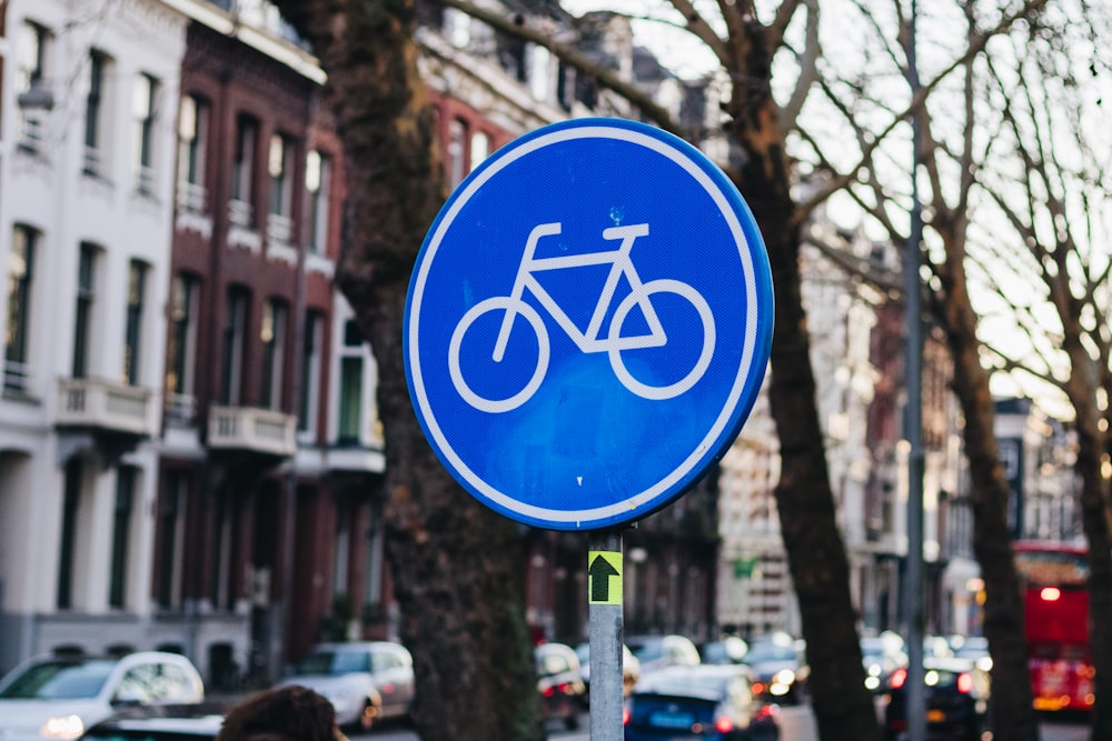 bicycle lane only signage