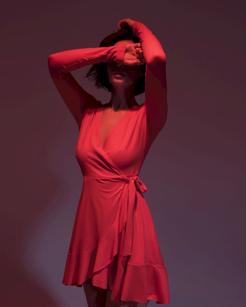 Vestido Rojo Fuego