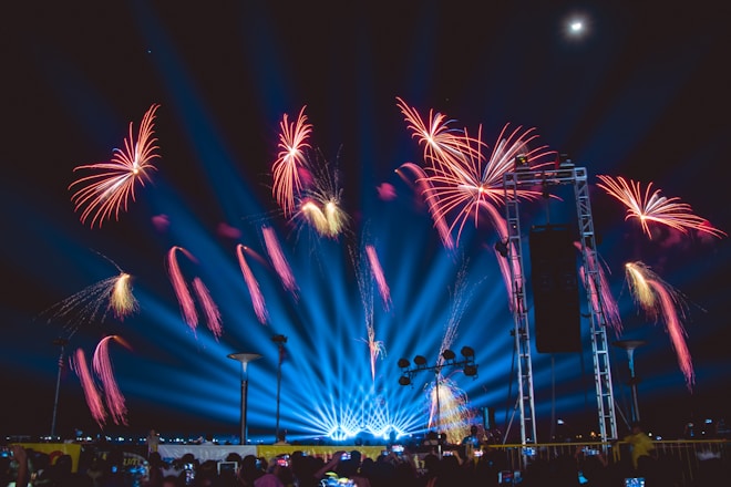 fireworks display