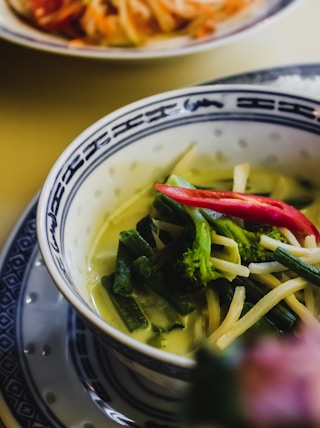 cooked vegetables in bowl