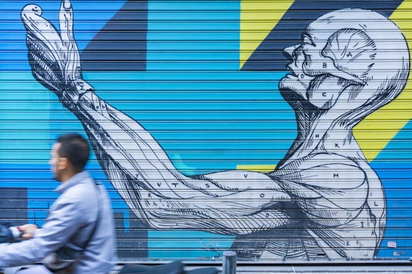 Vibrant Anatomical Art