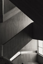 Modern architectural render emphasizing light, shadow, and structural precision.