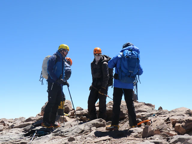 Marangu route Kilimanjaro — trekkers on the mountain trail