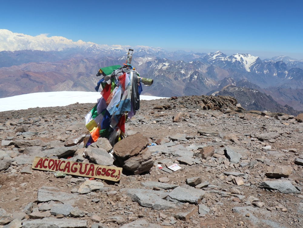 Decori Aconcagua in montagna