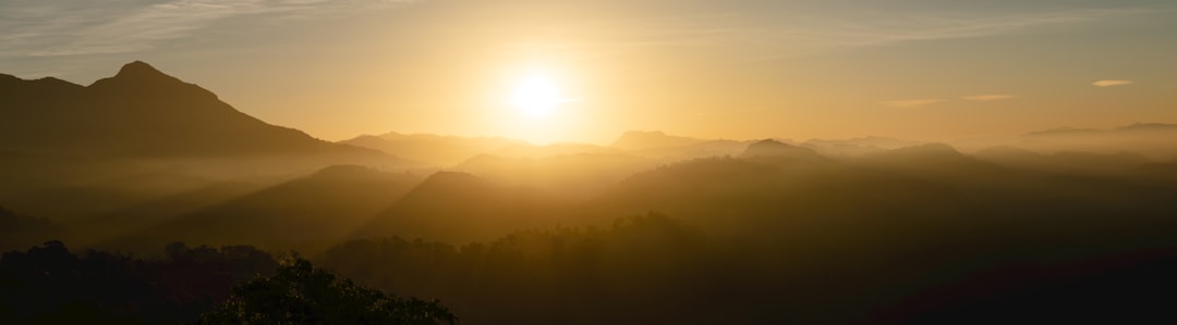 mountain during golden hour