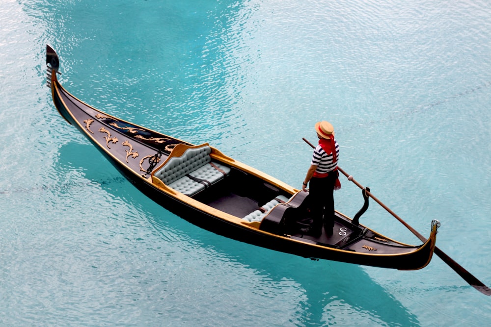 person on boat