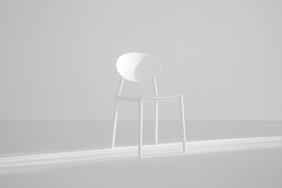 white metal chair chair zoom background