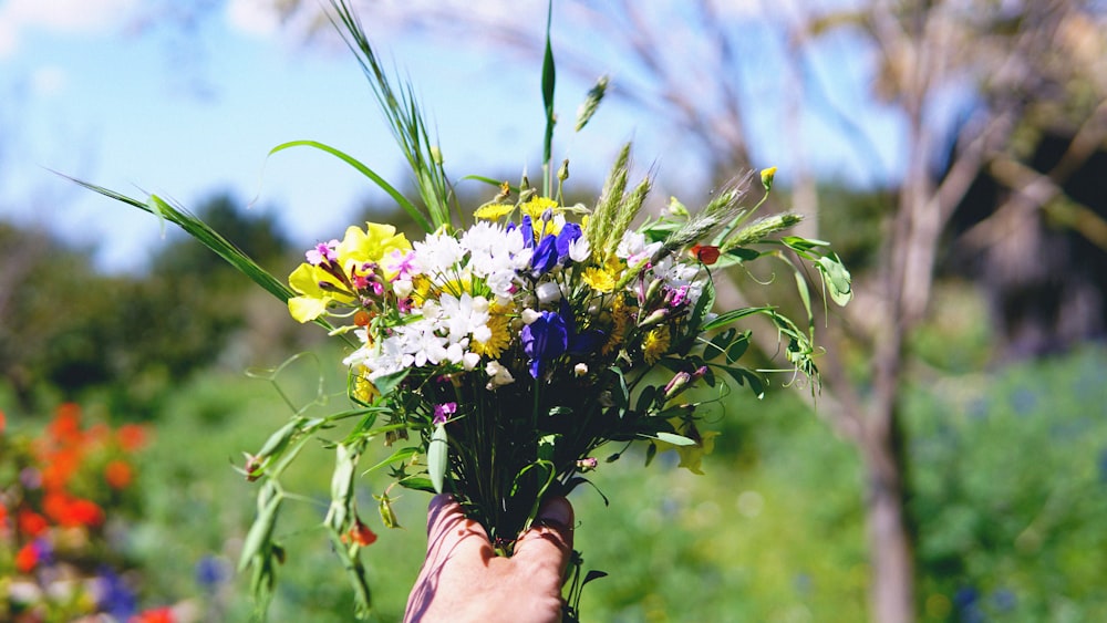 bunch of flowers