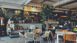 interior of a coffee shop