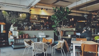 interior of a coffee shop