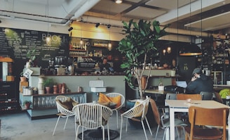 interior of a coffee shop