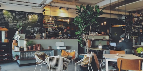 interior of a coffee shop