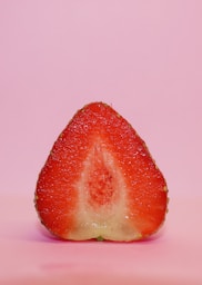 sliced strawberry