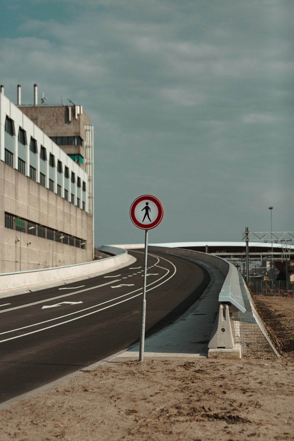 street signage near empty road