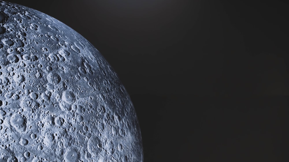 a close up of the surface of the moon