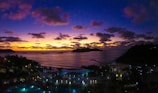 A vibrant sunset over a serene beach resort featured in a recent travel campaign.