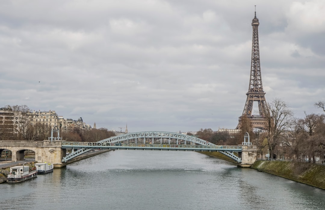 Eiffel Tower and Pont d' lena bridge during daytime