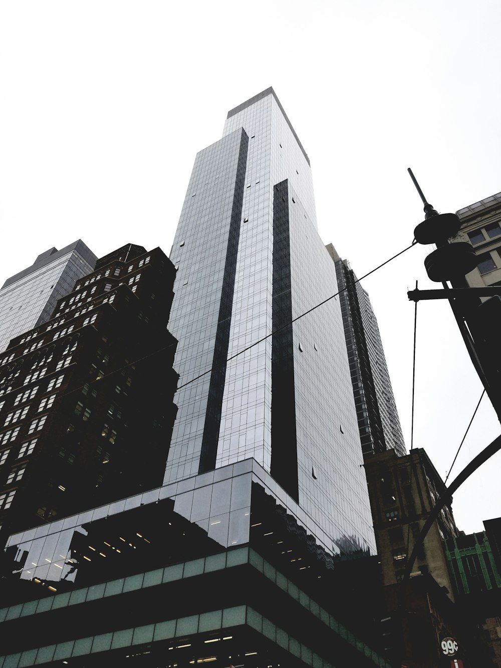 low angle photography of curtain building during daytime