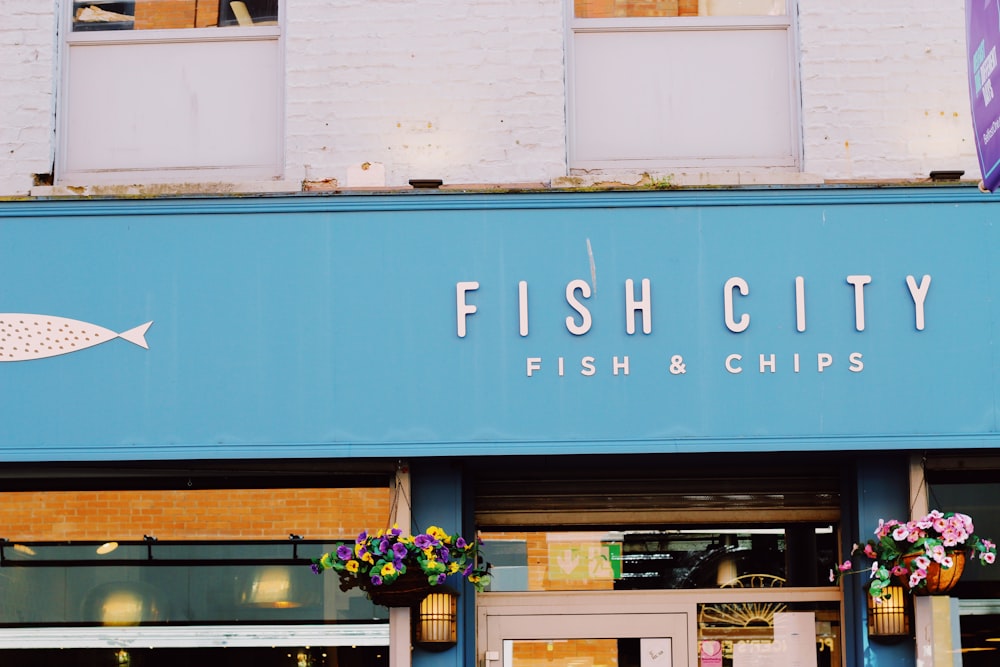 Fish City store front during daytime