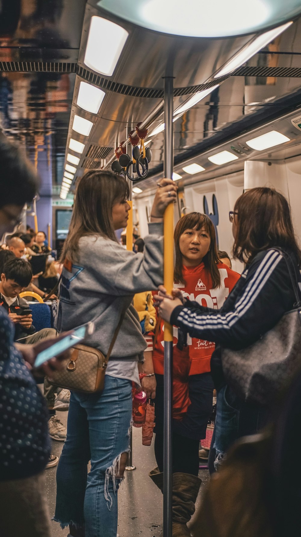 people inside train