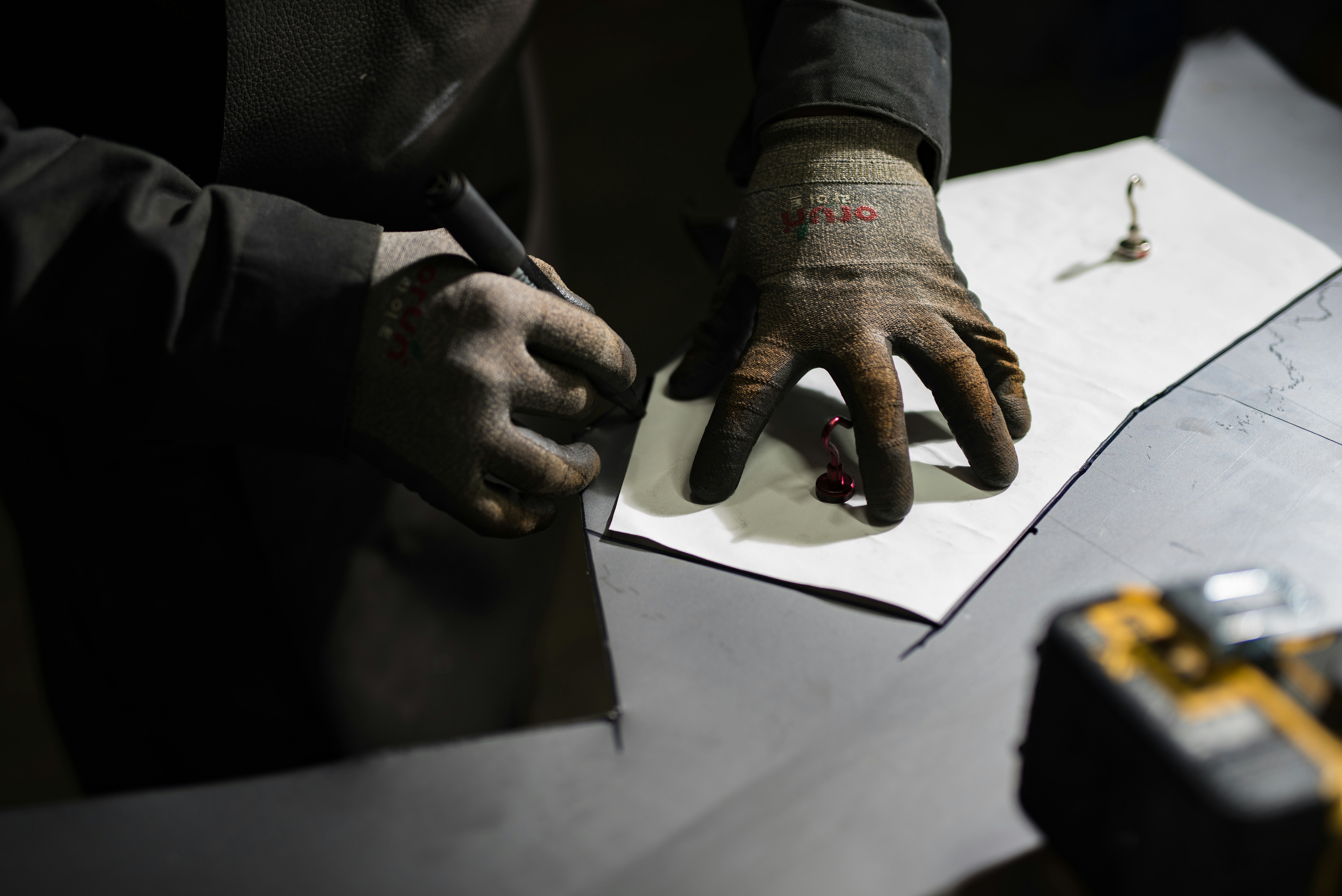 Marcatura dell'uomo su carta