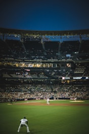 baseball group of people at stadium