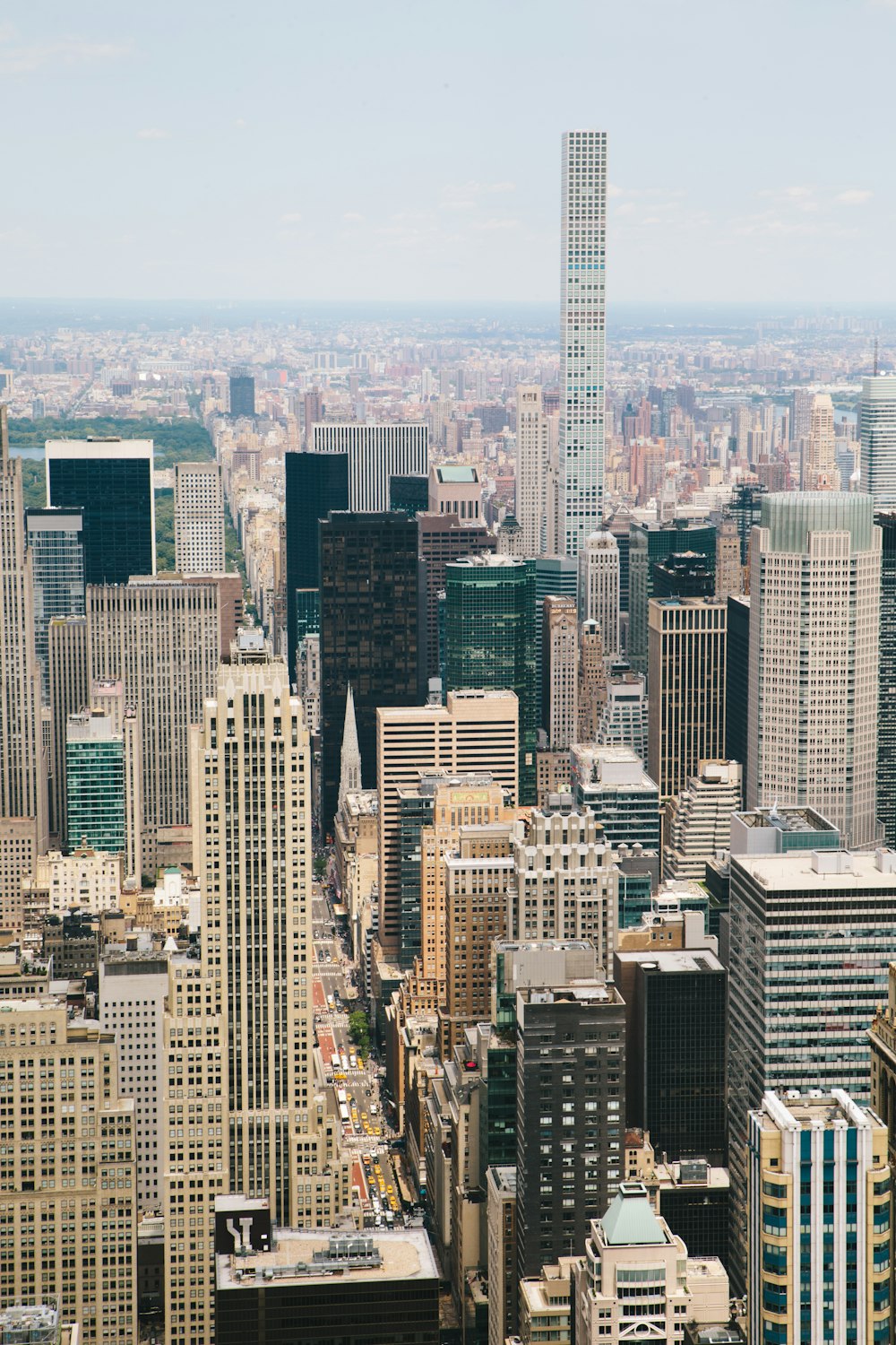 aerial photo of high-rise building