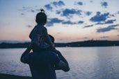September 25, Daughters Day, Dad carries daughter on shoulders