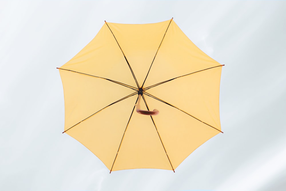 yellow umbrella