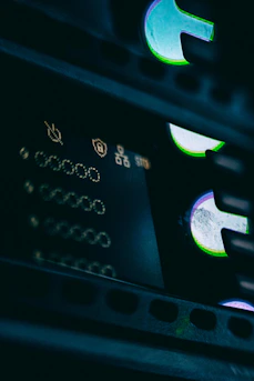 a close up of some type of electronic device
