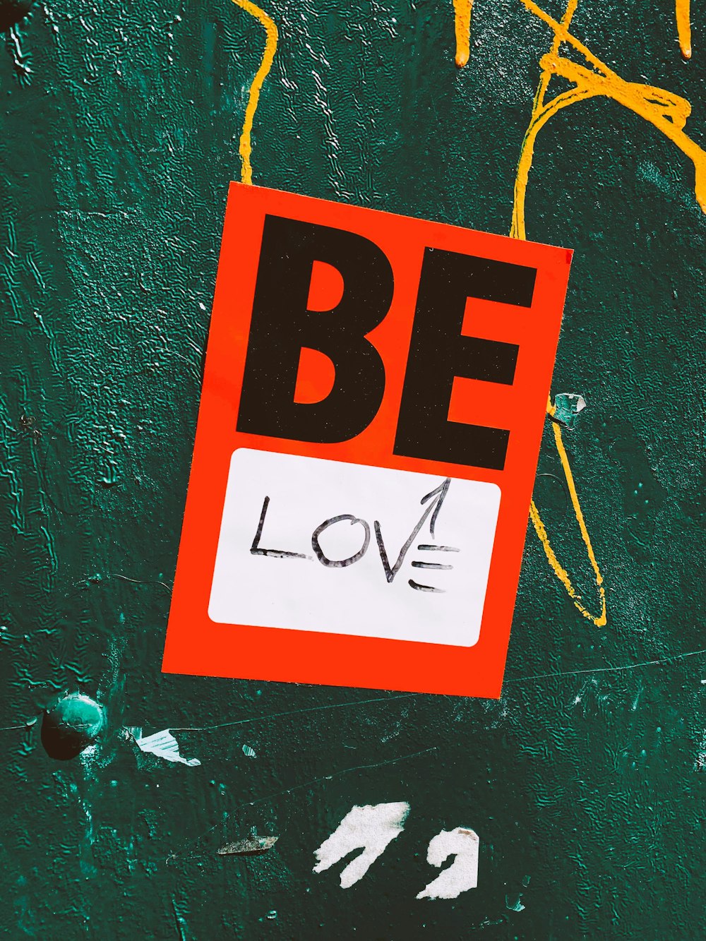 "Be Love"-Karte