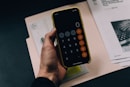 black Android smartphone